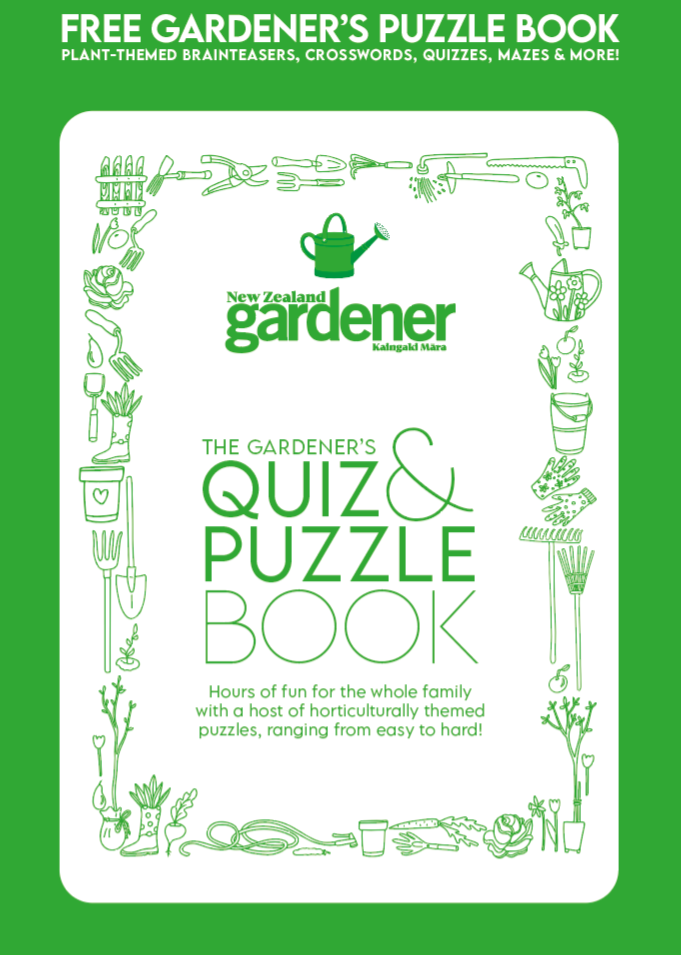 NZ Gardener January Issue [Single Copy + Puzzle Book]