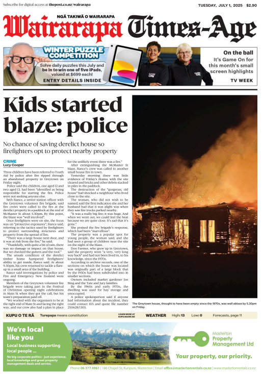 Wairarapa Times-Age